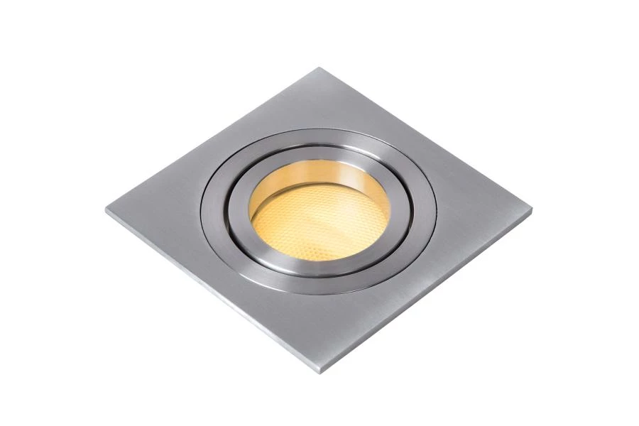 Lucide TUBE - Recessed spotlight - 1xGU10 - Satin Chrome - detail 1